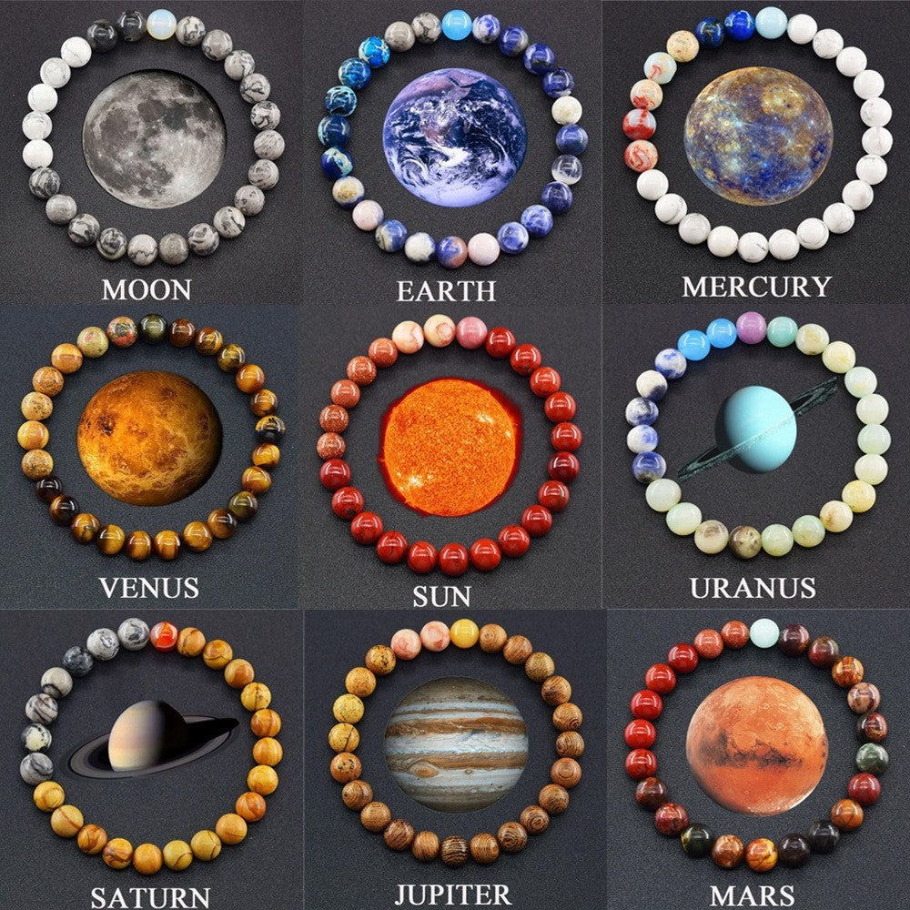 Universe Energy Couples Bracelet – Matte Stone Bead Bracelet for Balance, Connection & Style (Unisex) - Glowify