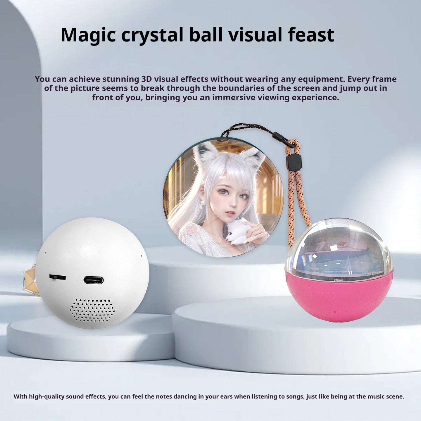 Magic Crystal Ball Lamp – Color Changing LED Night Light for Home Décor