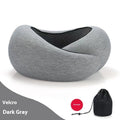 Soft Memory Foam Travel Neck Pillow – U-Shape Adjustable Support for Plane, Car & Office Naps - Glowify
