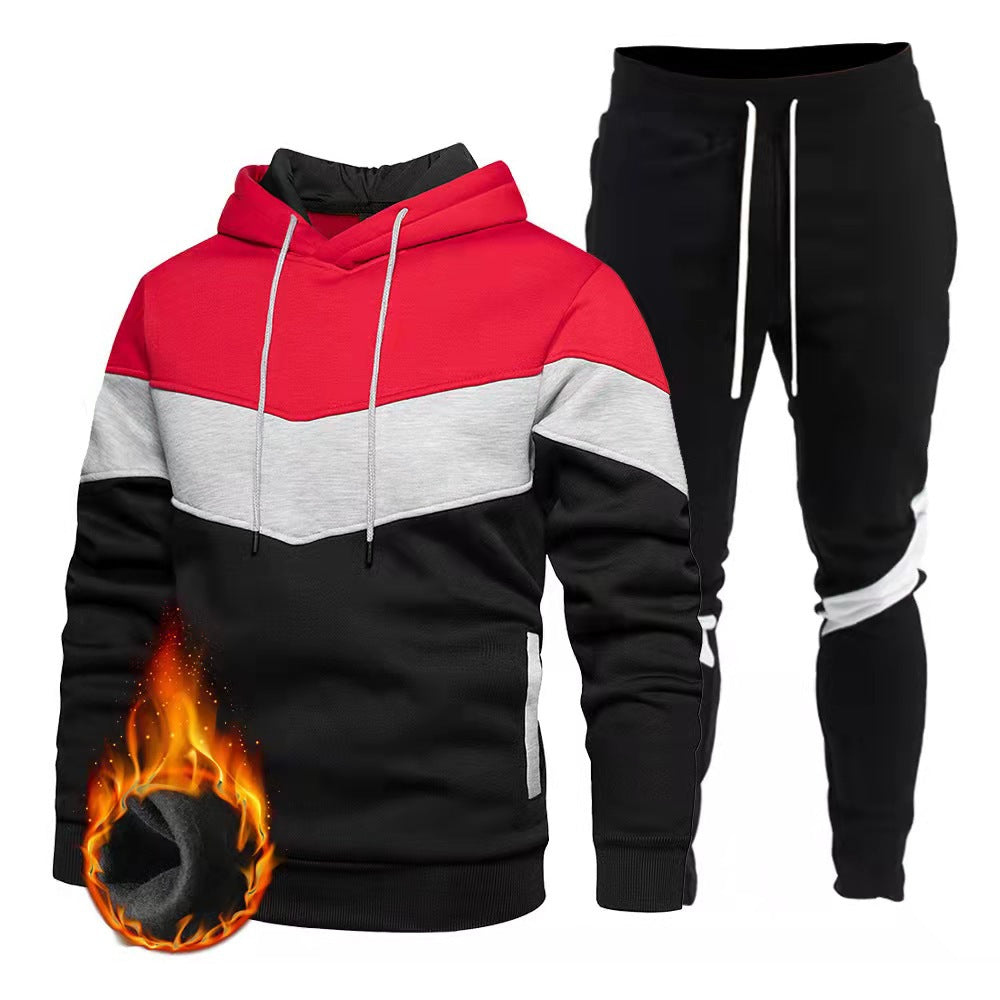Hooded Sportswear Set - Casual Two-Piece Hoodie & Jogger Suit - Glowify