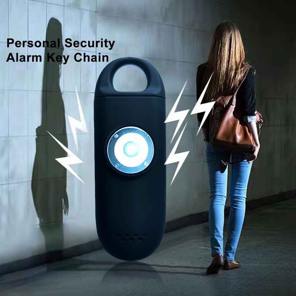 Personal Portable Anti-Lost Safety Alarm – 120dB Wolf Guard Alarm with Flash Light (Keychain & Bag Use) - Glowify