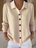 Women's knit cardigan sweater styling options
