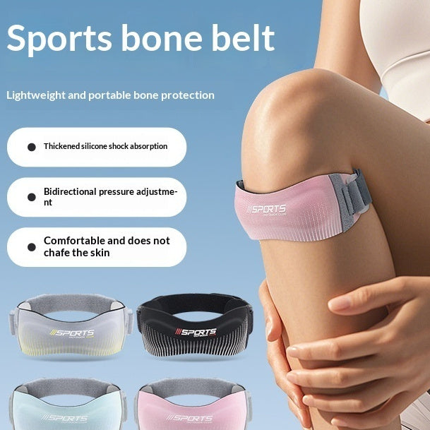 Sports Thickened Patella Strap Shock-absorbing Compression Knee Brace - Glowify