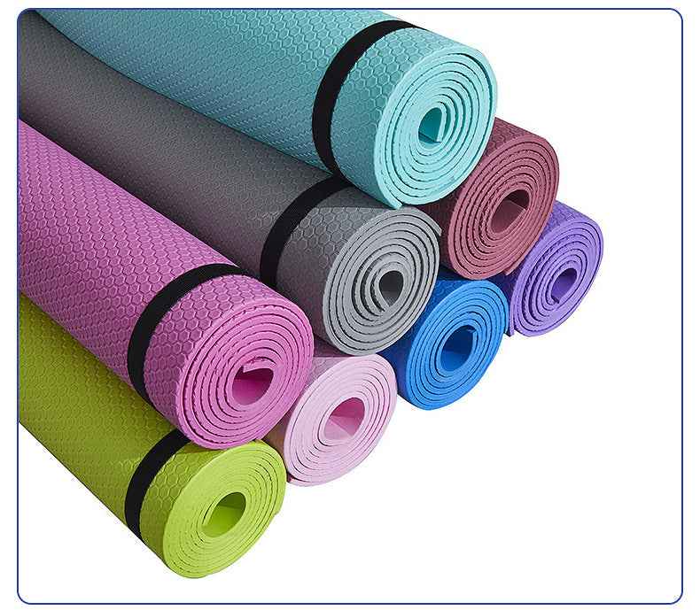 Eco-Friendly NBR Yoga Mat – Thick Non-Slip Fitness & Workout Mat for Home and Gym - Glowify