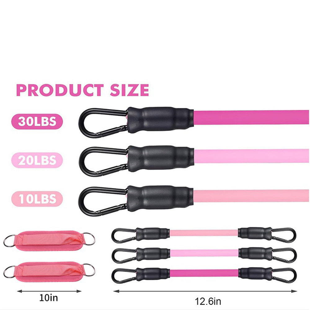 Ankle Resistance Bands with Cuffs – Adjustable Leg & Glute Workout Bands for Booty Lift and Home Gym Training - Glowify