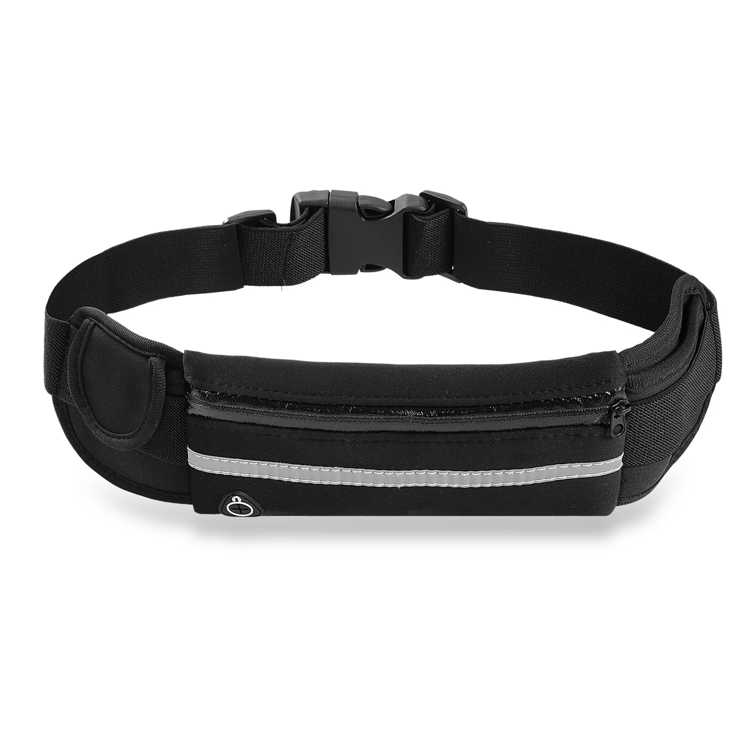 Waterproof Running Belt Waist Bag – Lightweight Adjustable Sports Waist Pouch with Reflective Strip (Phone ≤6.0”)