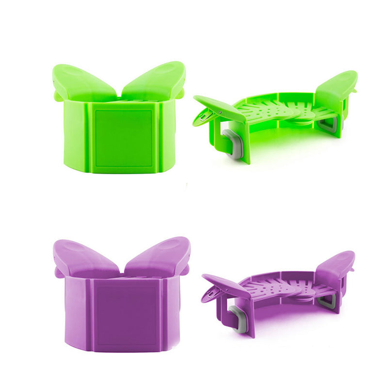 Universal Silicone Clip-On Pot Strainer – Anti-Spill Pasta, Rice & Vegetable Colander - Glowify