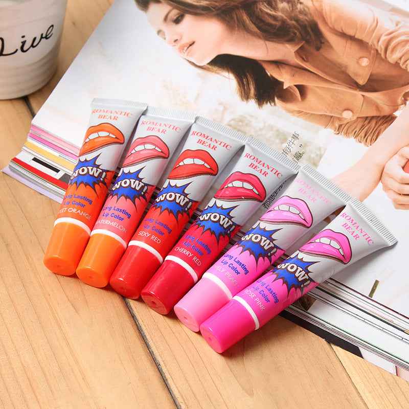Peel-Off Liquid Lipstick Mask – Waterproof, Long-Lasting Lip Tint (6 Colors) - Glowify