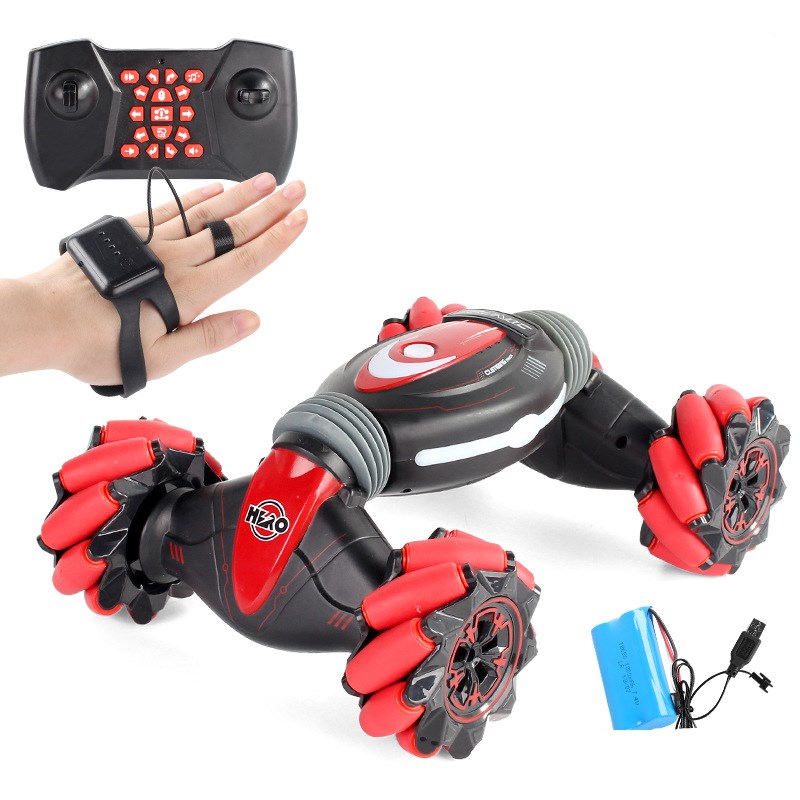 Double-Sided RC Stunt Car with Rock Climbing Mode – All-Terrain Remote Control Car for Kids & Teens - Glowify