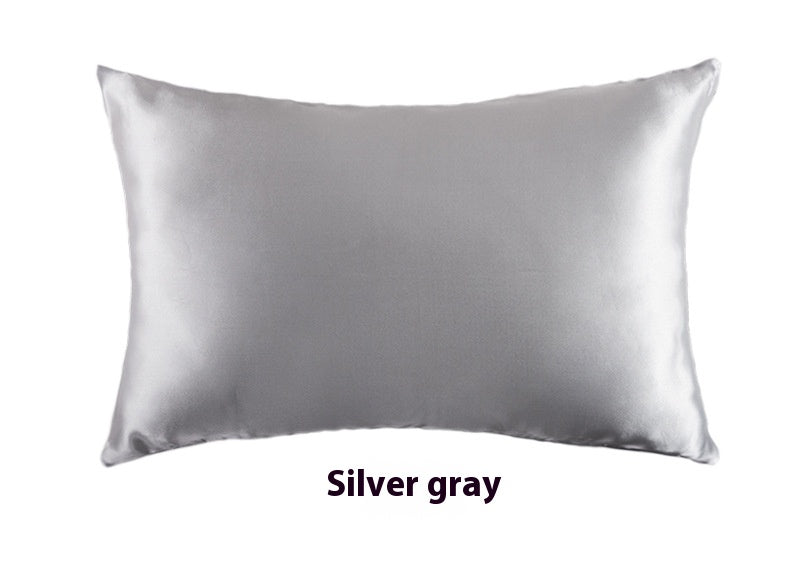 Mulberry Silk Pillowcase 2-Pack - Reduce frizz, breakage & sleep lines. Premium silk for hair & skin. Invisible zipper. 5 colors. Shop Glowify!