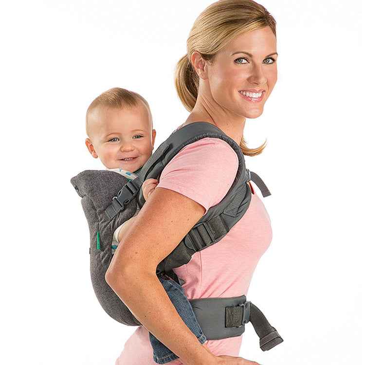 4-in-1 Ergonomic Baby & Toddler Carrier – Double-Shoulder Comfort, Back Pain Relief, All-Season Use - Glowify