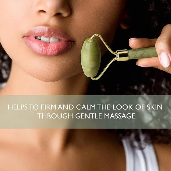 Ice Roller for Face - Cooling Facial Massage Tool for Puffy Eyes, Headaches & Skincare | Natural Stone Face Roller