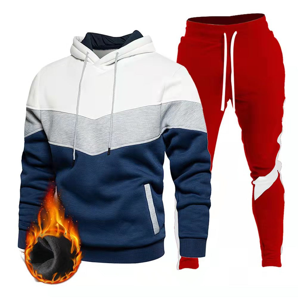 Hooded Sportswear Set - Casual Two-Piece Hoodie & Jogger Suit - Glowify