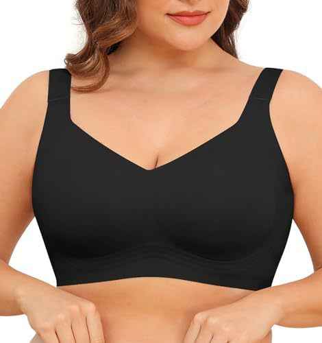 Glowify Comfy Wireless Bra – Full Coverage, All-Day Comfort Wireless Bra - Glowify