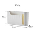 Wall-Mounted Garbage Bag Storage Box – Punch-Free Kitchen Trash Bag Organizer (Minimalist Design)