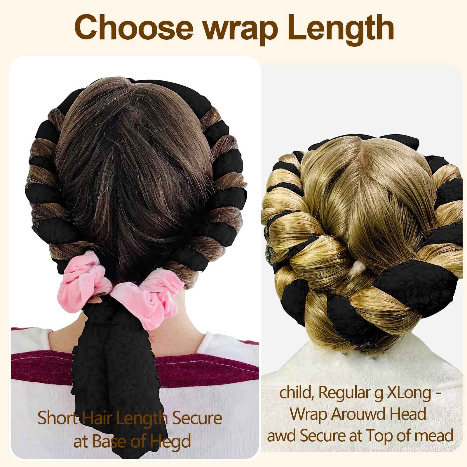 Satin Heatless Hair Curler – Overnight Soft Waves & Natural Curls (No Heat) - Glowify