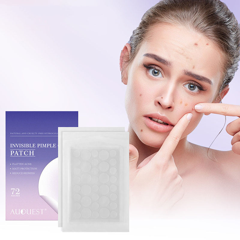 Pimple Patches (Hydrocolloid) – Invisible Acne Patch Concealer, 72pcs - Glowify