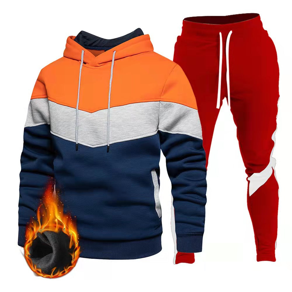 Hooded Sportswear Set - Casual Two-Piece Hoodie & Jogger Suit - Glowify