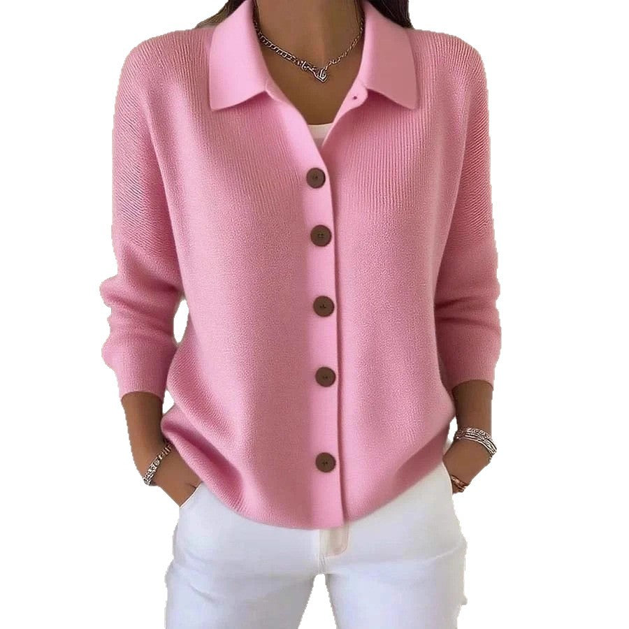 Cozy button cardigan for office and casual wear
