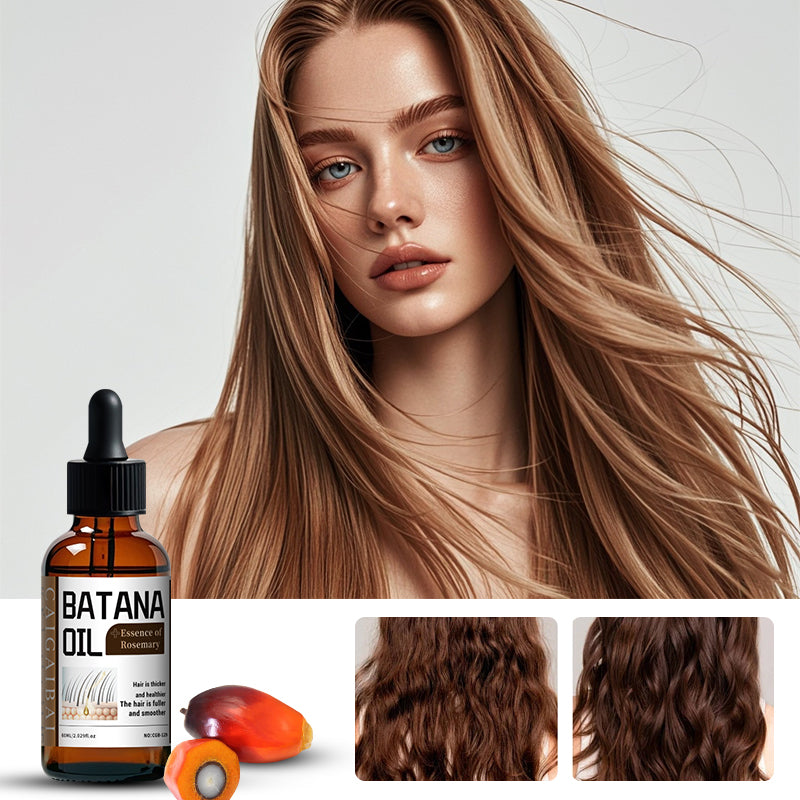 Mysense Batana Hair Oil – Natural Scalp & Hair Strengthening Oil with Castor & Coconut - Glowify