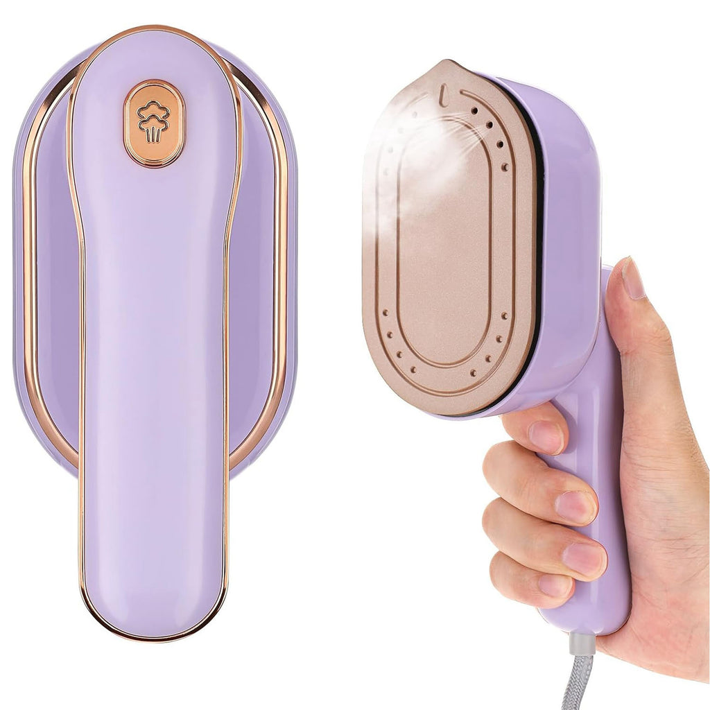 1000W Portable Handheld Garment Steamer – 10s Fast Heat, 180° Rotatable Handle - Glowify