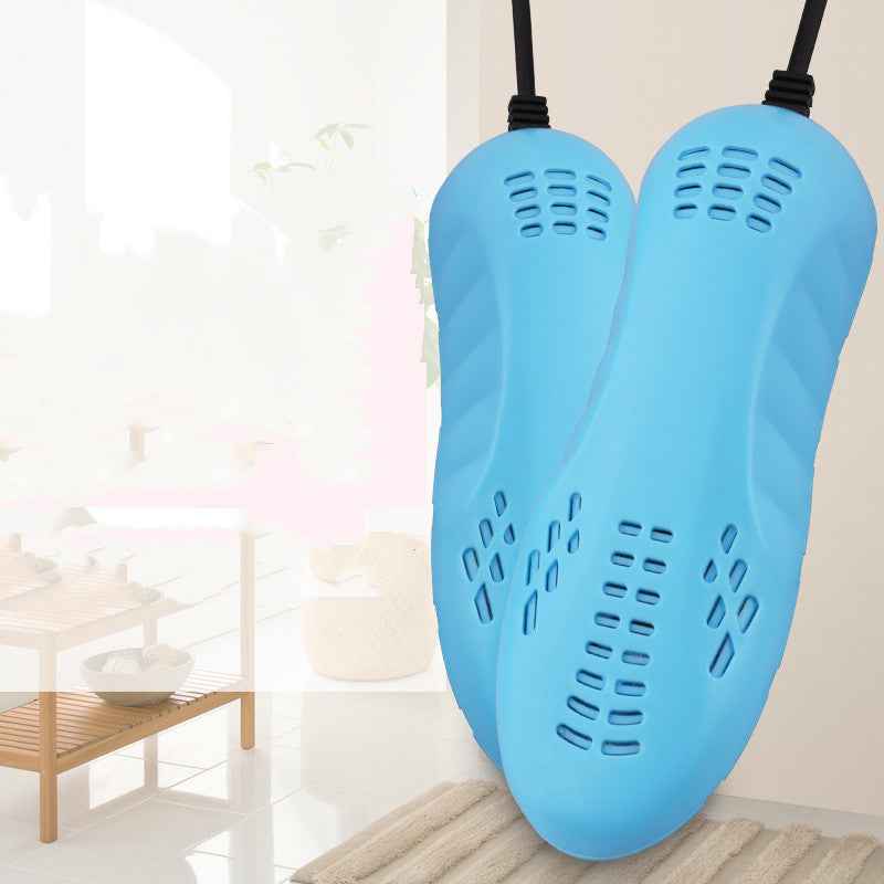 Electric Shoe Dryer & Deodorizer – Quick-Drying Warmer for Home Use, Compact Design in Pink/Blue - Glowify