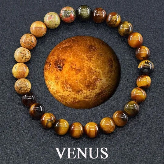 Universe Energy Couples Bracelet – Matte Stone Bead Bracelet for Balance, Connection & Style (Unisex) - Glowify