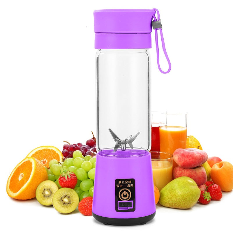 Portable USB Blender - Rechargeable Personal Smoothie Maker for Gym, Travel & On-the-Go
