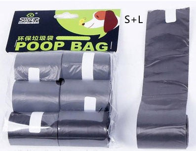 Foldable Dog Pooper Scooper with Biodegradable Bags - Travel Pet Waste Picker