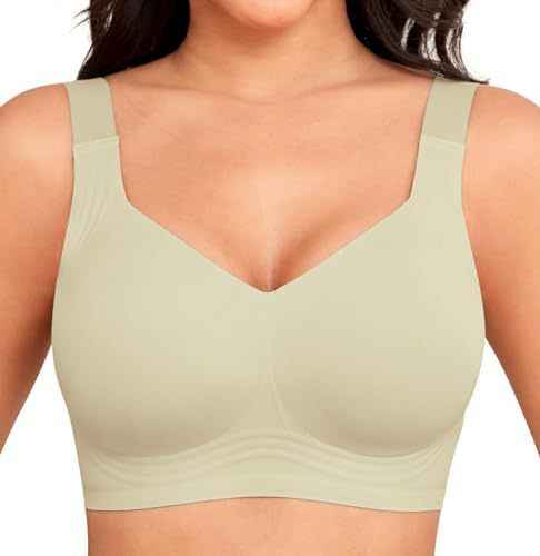 Glowify Comfy Wireless Bra – Full Coverage, All-Day Comfort Wireless Bra - Glowify