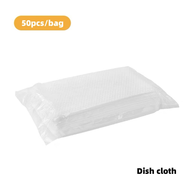 Disposable Magic Cleaning Brush with 50 Refill Wipes – Touch-Free Deep Clean for Kitchen & Bathroom - Glowify