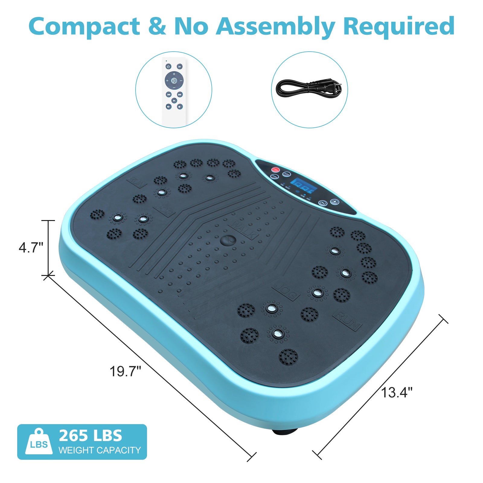 Vibration Plate Exercise Machine – 10-Minute Full-Body Workout Platform for Weight Loss & Toning (Home Fitness)