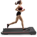 2.5HP Portable Walking Pad Treadmill with Remote & LED Display for Home Office – Under-Desk Exercise Equipment (280 lb Capacity) - Glowify