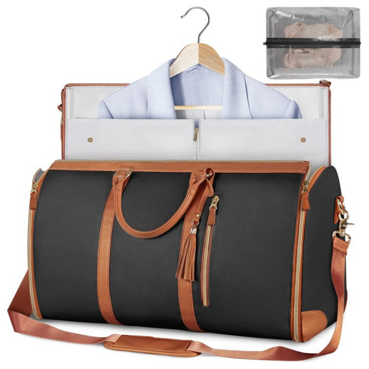 Large Capacity Women’s Travel Duffle Bag – Waterproof Folding Suit & Clothes Tote with Dry/Wet Separation - Glowify