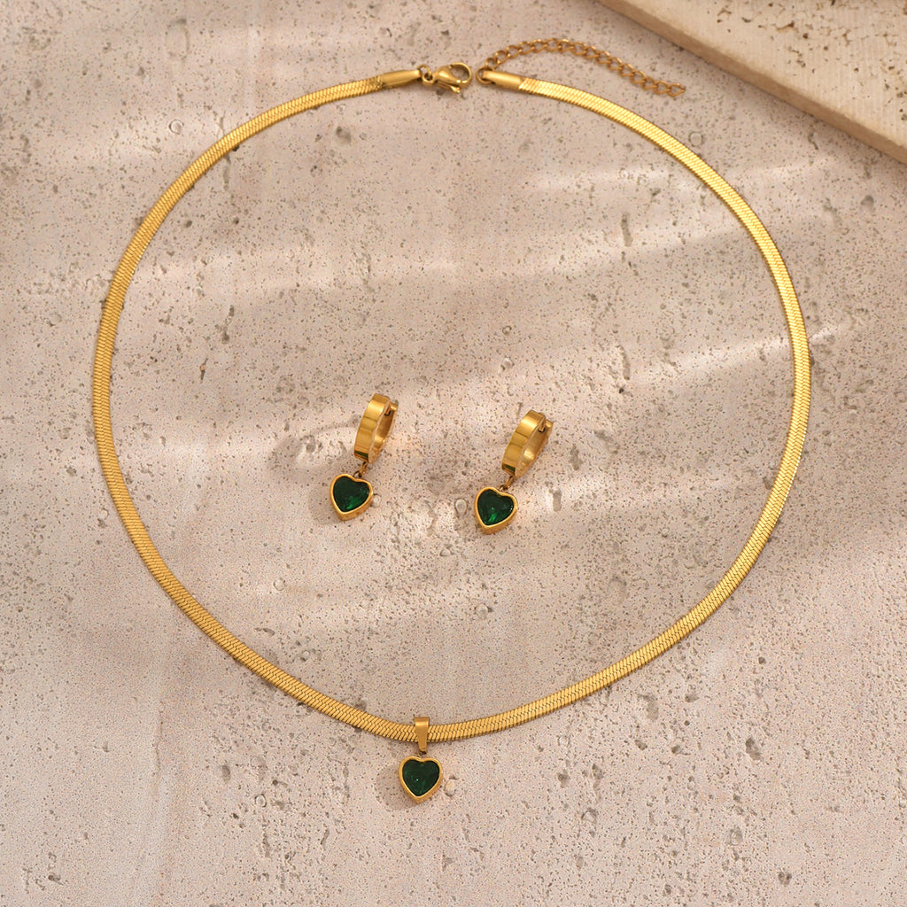 Women’s Jewelry Set (Necklace & Earrings) - Glowify