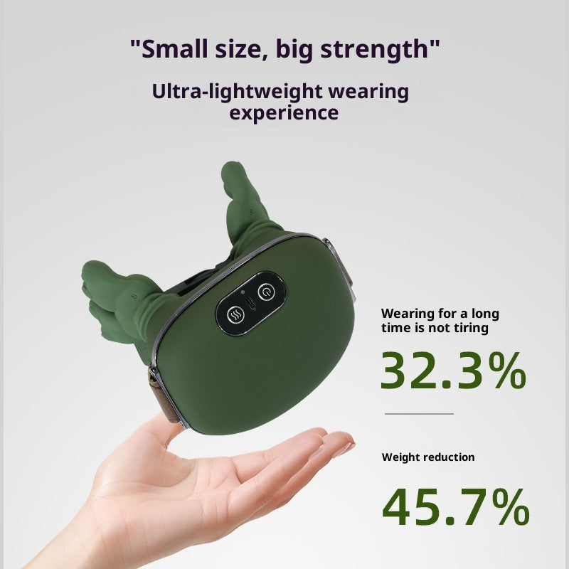 Shoulder & Neck Massager with Heat – 4D Bionic Kneading Neck and Back Massager, Portable Hand-Simulating Massage Device for Pain Relief & Muscle Relaxation