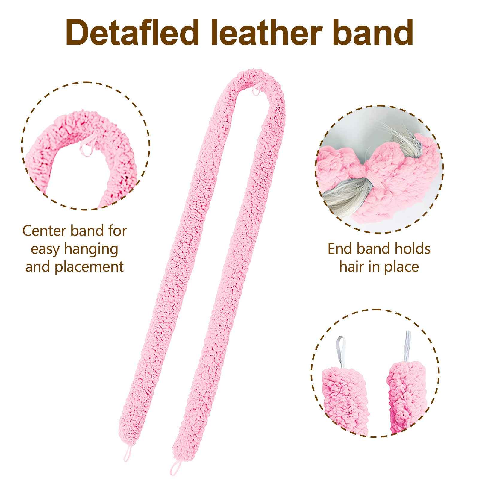 Satin Heatless Hair Curler – Overnight Soft Waves & Natural Curls (No Heat) - Glowify