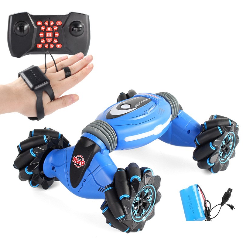 Double-Sided RC Stunt Car with Rock Climbing Mode – All-Terrain Remote Control Car for Kids & Teens - Glowify