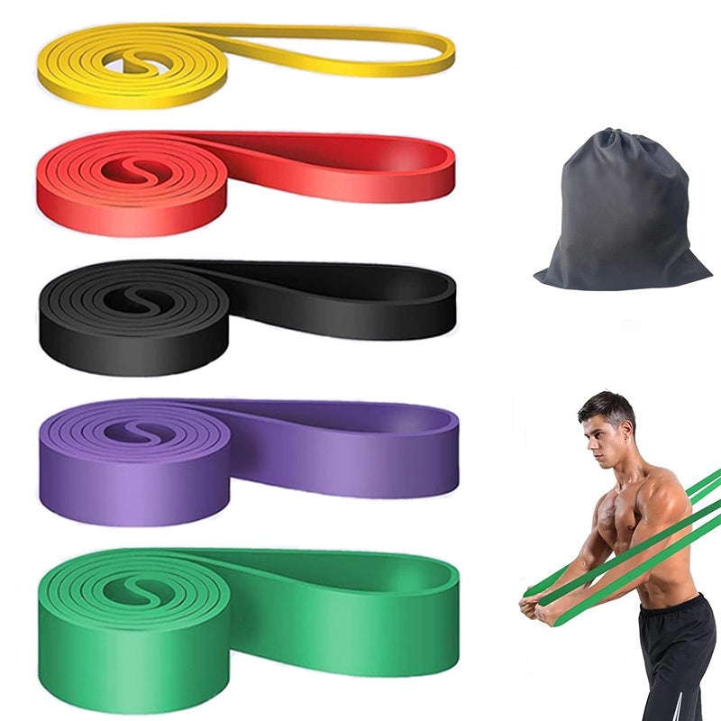 Heavy-Duty Resistance Bands Set – Assisted Pull-Up & Full-Body Latex Workout Bands for Home & Gym