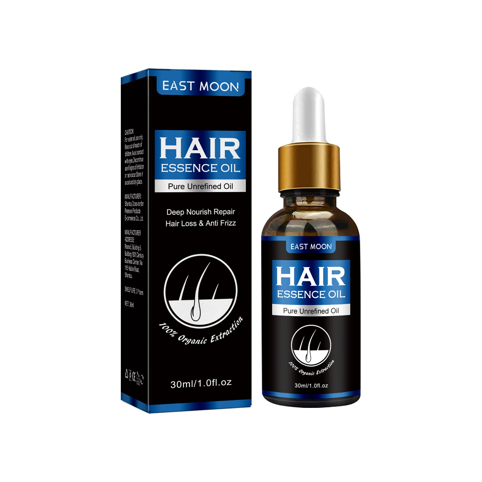 East Moon Men’s Hair Serum – Strengthening & Moisturizing Scalp Treatment - Glowify