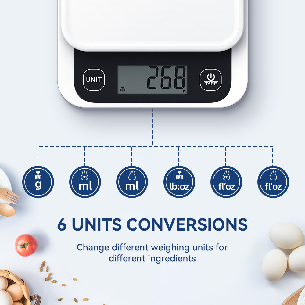 Smart Kitchen Scale with Nutrition Calculator & Calorie Tracker - Glowify