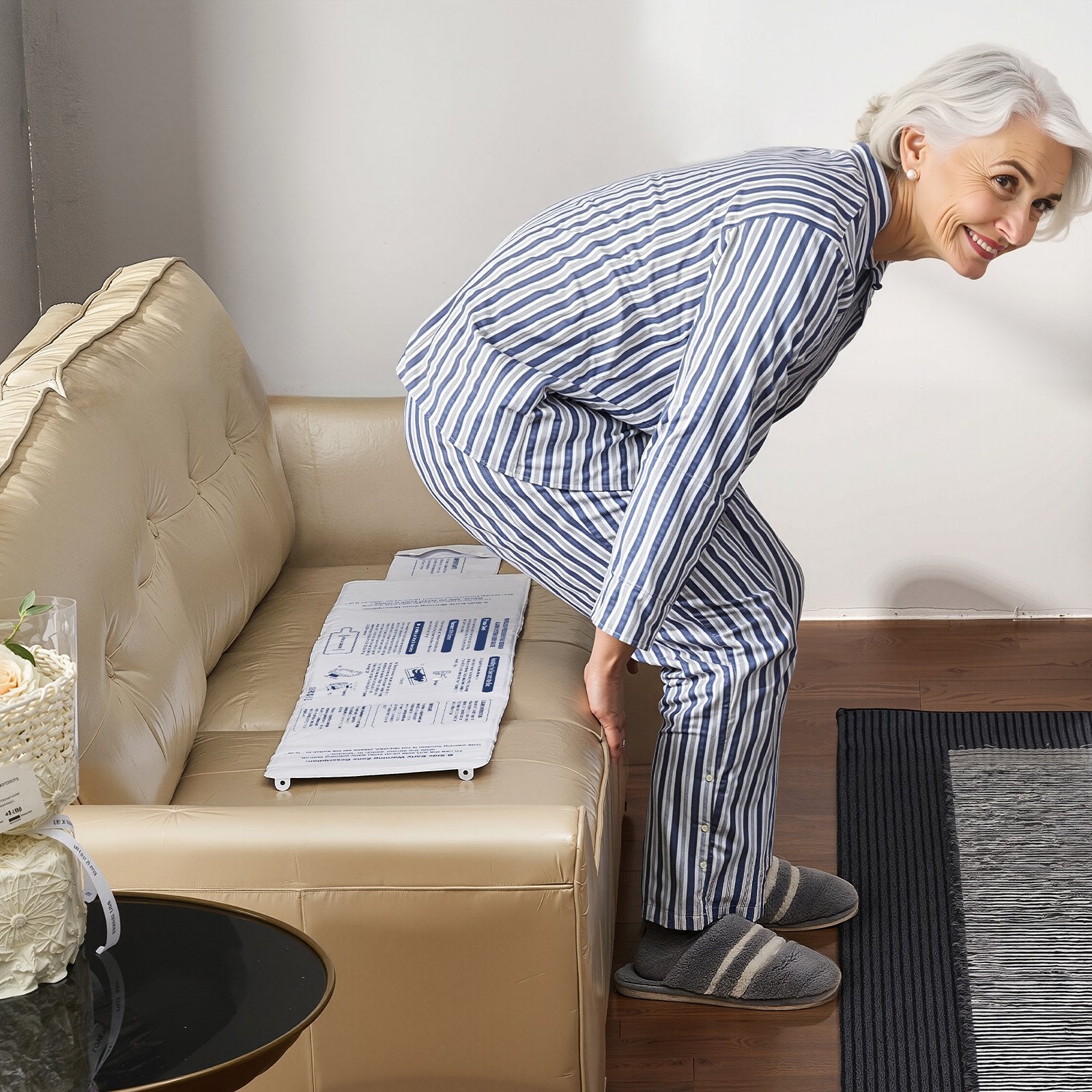 Wireless Bed Alarm System with Sensor Pad & Pager – Early Alert Bed Exit Alarm for Elderly & Caregivers - Glowify