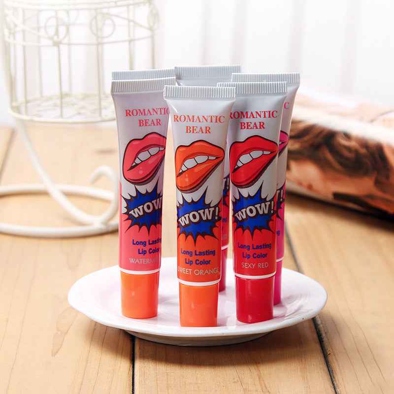 Peel-Off Liquid Lipstick Mask – Waterproof, Long-Lasting Lip Tint (6 Colors) - Glowify