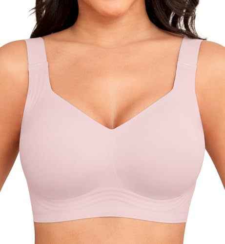 Glowify Comfy Wireless Bra – Full Coverage, All-Day Comfort Wireless Bra - Glowify