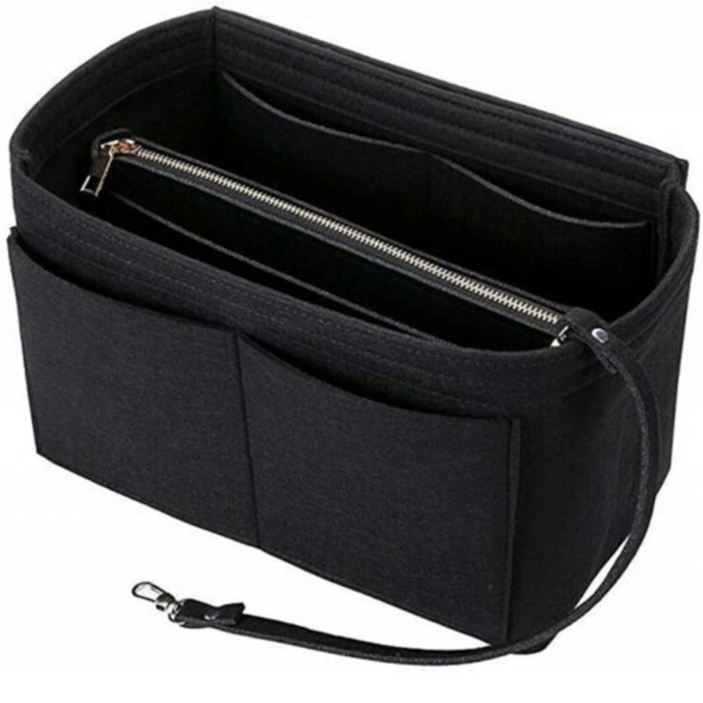 Women’s Felt Handbag Organizer Insert – Large Capacity Bag Liner with Pockets - Glowify
