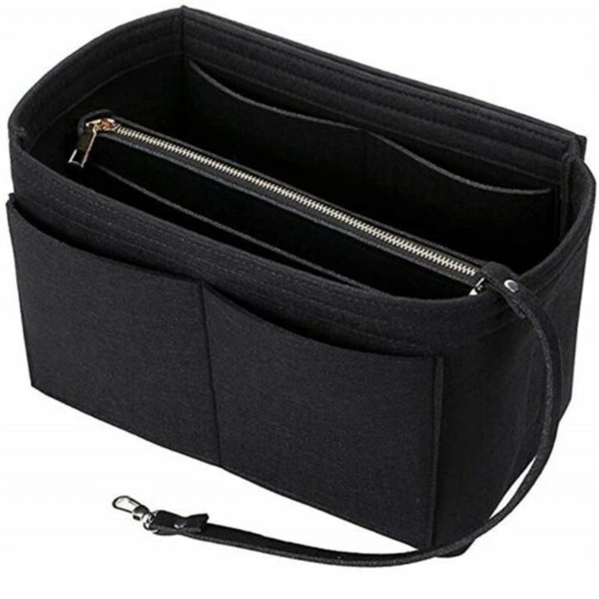 Women’s Felt Handbag Organizer Insert – Large Capacity Bag Liner with Pockets - Glowify