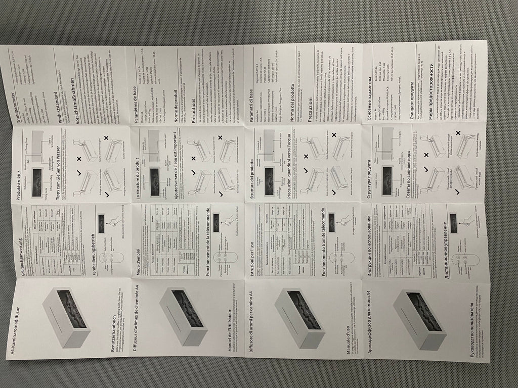 Aromatherapy flame diffuser realistic fire effect
