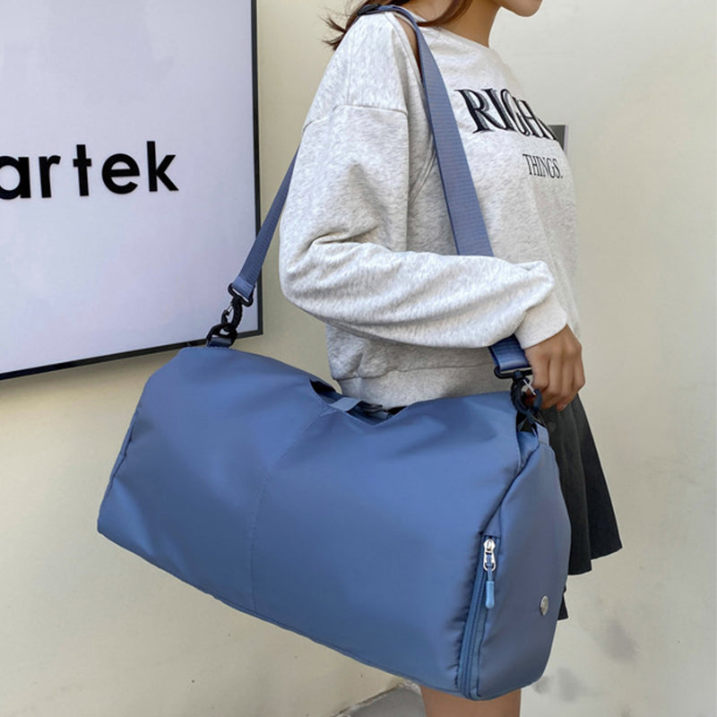 Women’s Large Capacity Yoga & Gym Bag – Dry/Wet Separation Sports Travel Tote with Mat Holder - Glowify