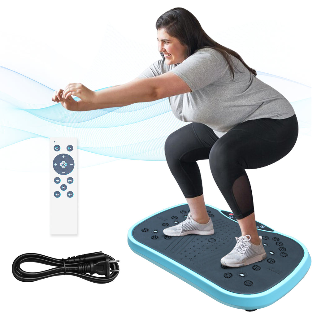Vibration Plate Exercise Machine – 10-Minute Full-Body Workout Platform for Weight Loss & Toning (Home Fitness)