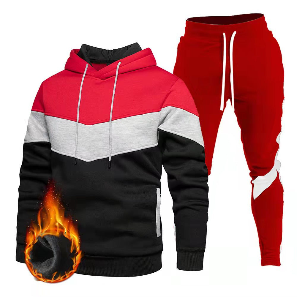 Hooded Sportswear Set - Casual Two-Piece Hoodie & Jogger Suit - Glowify